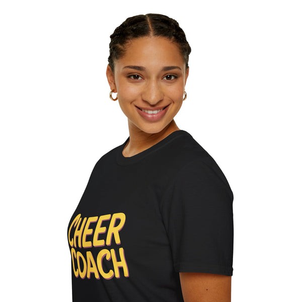 Cheer Coach Shirt | Cheerleading Coach Gift | Unisex Cheer Coach Present T Shirt 2