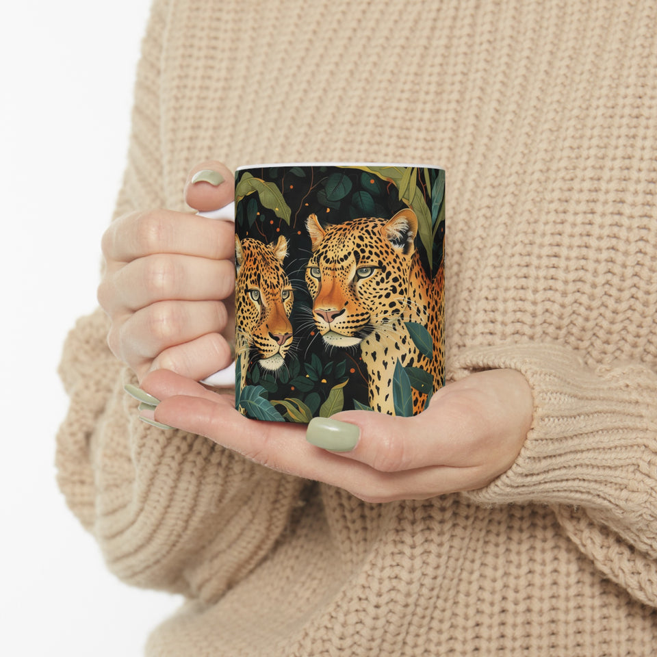Leopard Mug | Leopard Gifts For Leopard Lovers | Leopard Presents | Leopard Ceramic Mug 11oz