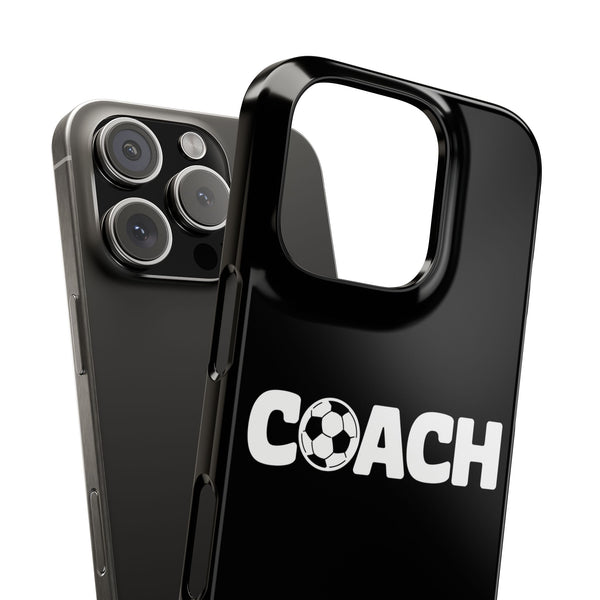 Premium Soccer Coach iPhone Case | Soccer Coach Gifts Slim Phone Cases