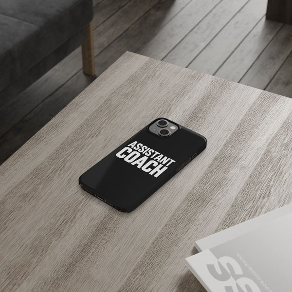 Premium Assistant Coach iPhone Case | Assistant Coach Gifts Slim Phone Cases
