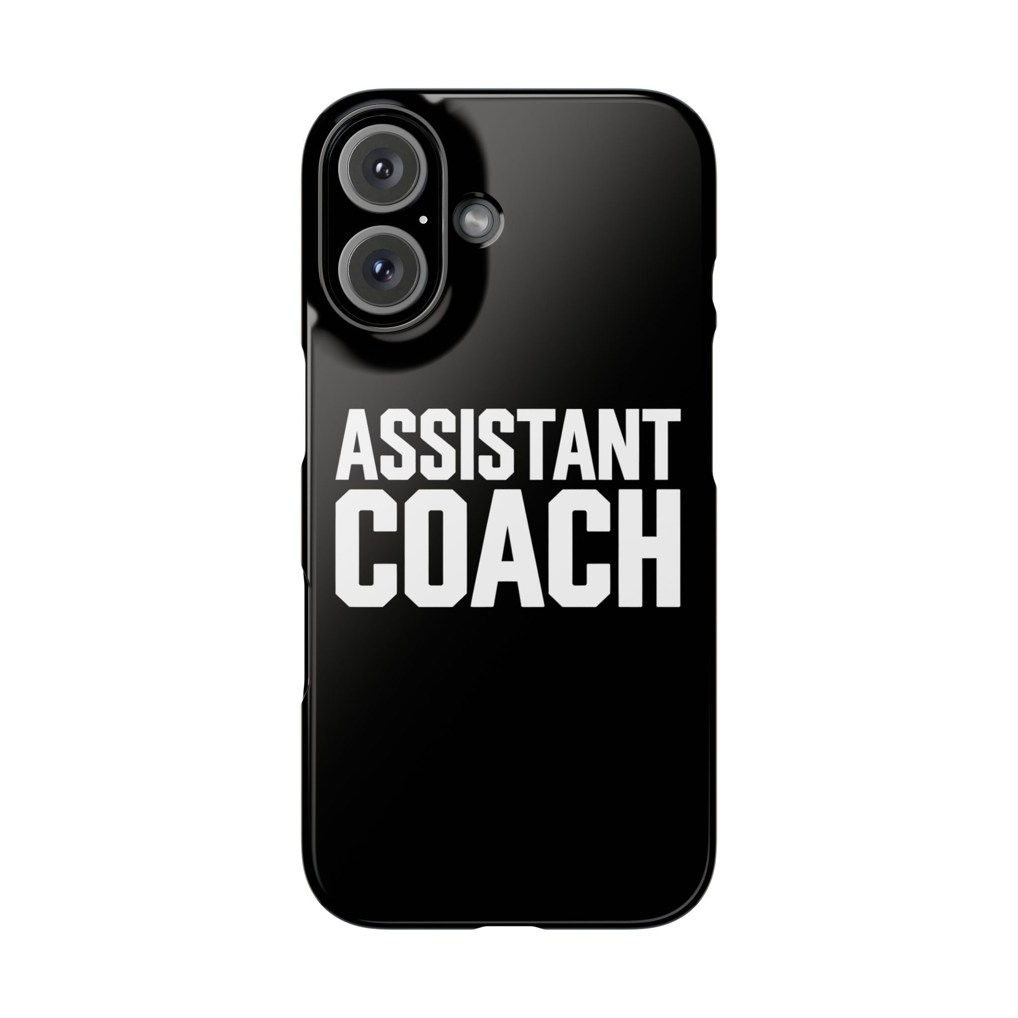Premium Assistant Coach iPhone Case | Assistant Coach Gifts Slim Phone Cases Main image