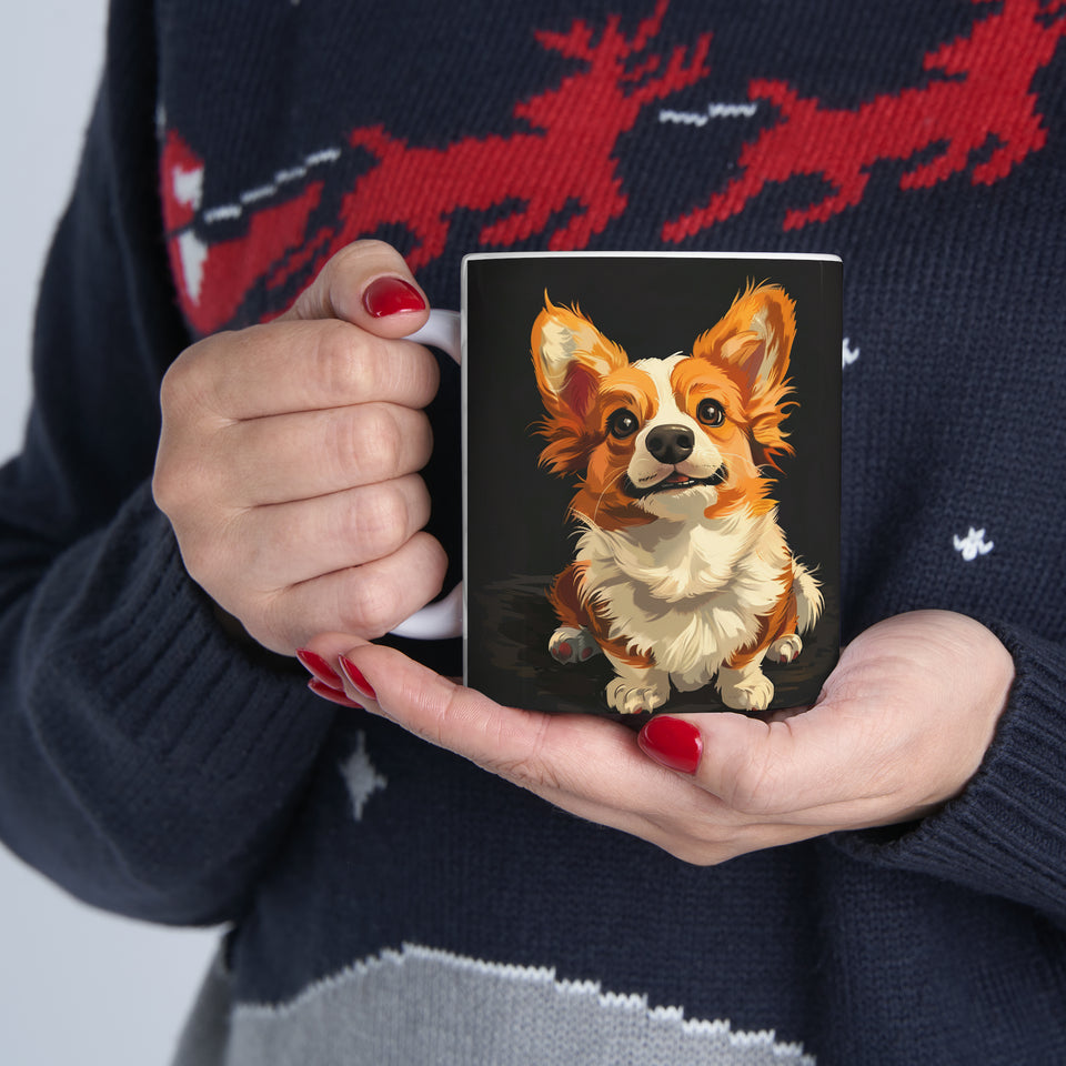 Cute Corgi Mug | Corgi Coffee Mug | Cute Corgi Gift | Funny Corgi Presents | Corgi Mug 1 11oz