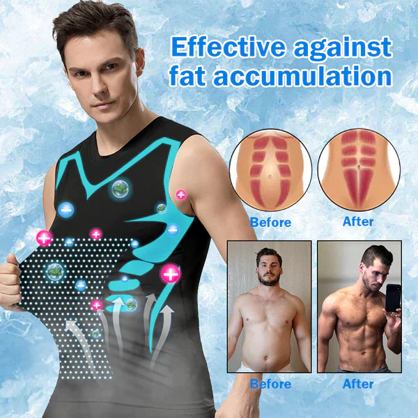 Men's Quick-Dry Slim Fit Workout Compression Shirt Vest