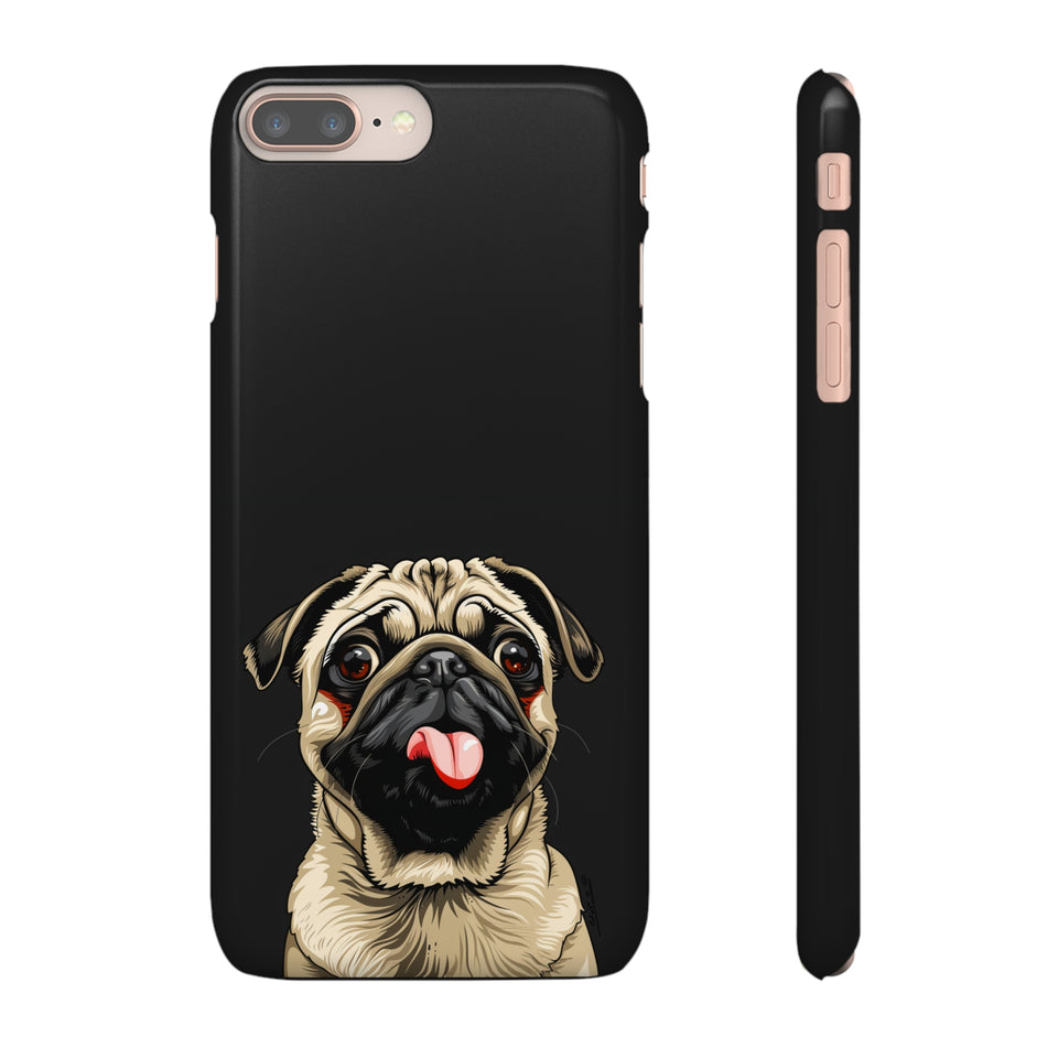 Pug Phone Case | I Love My Pug Phone Case | Pug iPhone & Samsung Galaxy Snap Cases