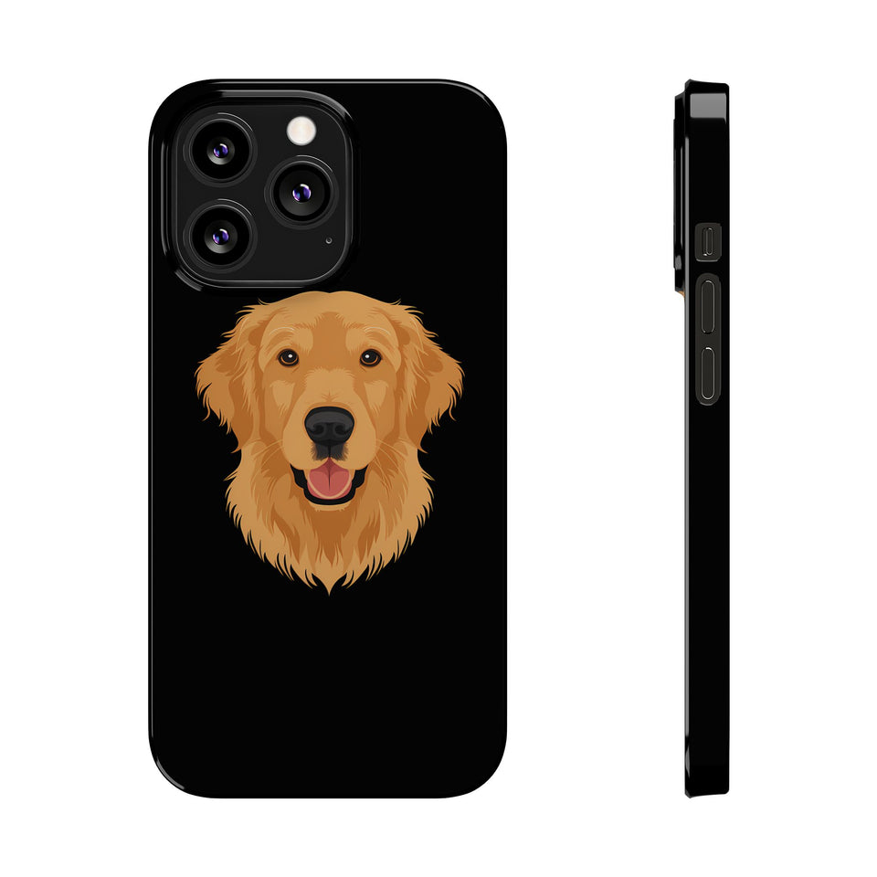 Premium Golden Retriever iPhone Case | Golden Retriever Gifts Slim Phone Cases