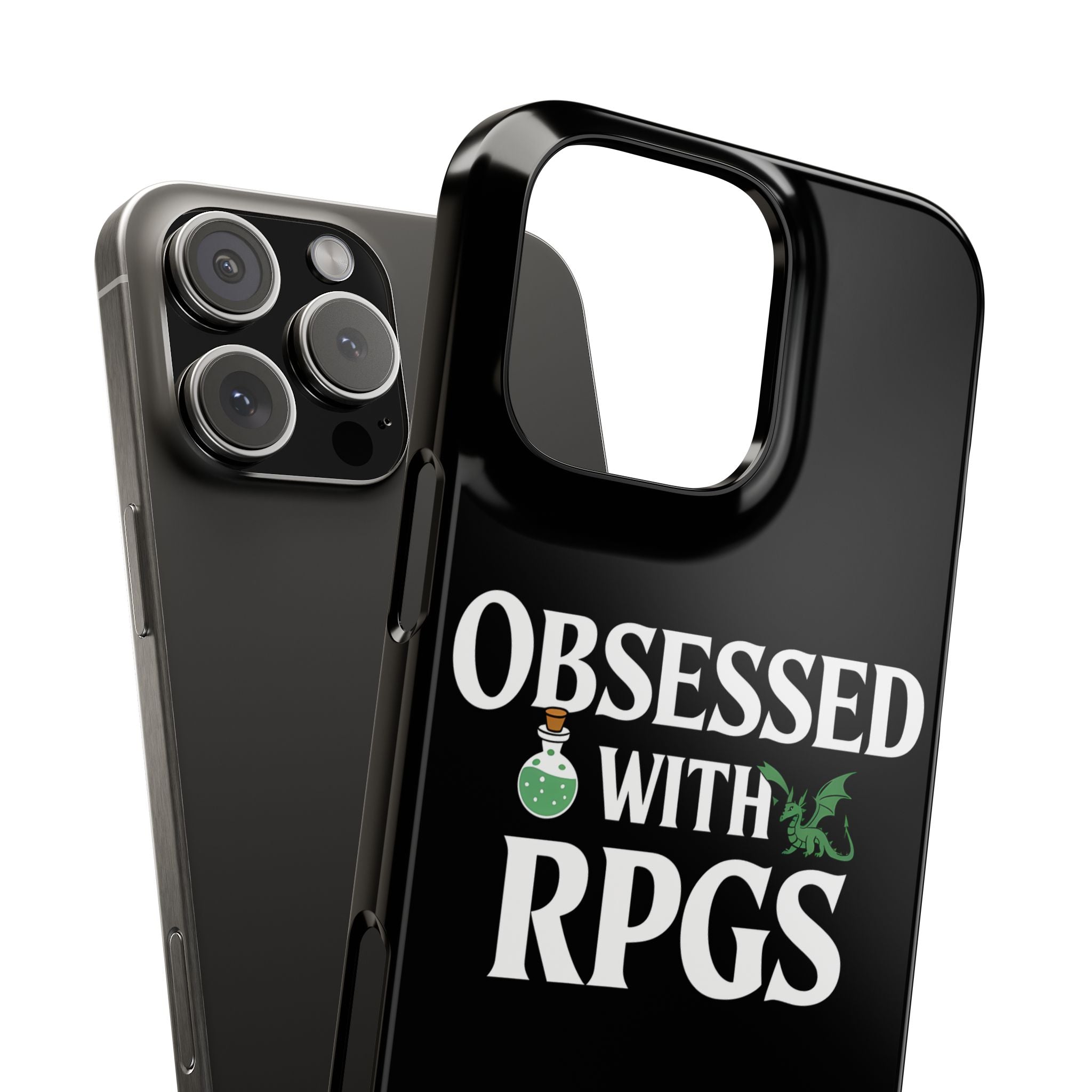 Premium Obsessed With RPGs iPhone Case | Role Playing Game Slim Phone Cases