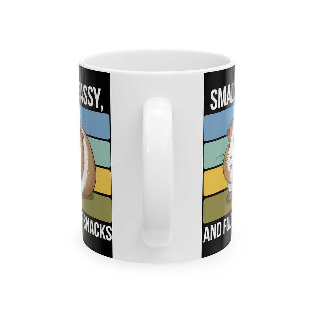 Guinea Pig Mug - Small, Sassy, and Full of Snacks Cute Guinea Pig Mug 2