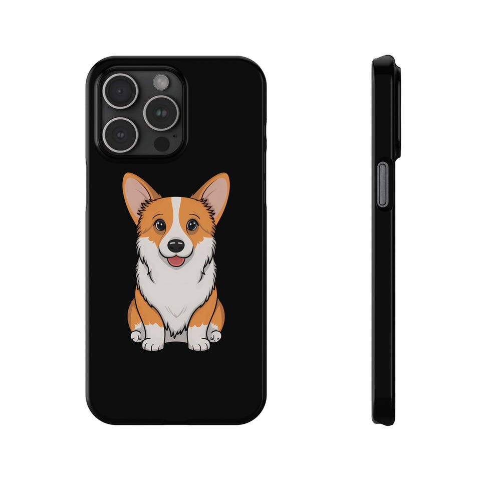 Cute Corgi Slim iPhone Case | Corgi Gift iPhone Case