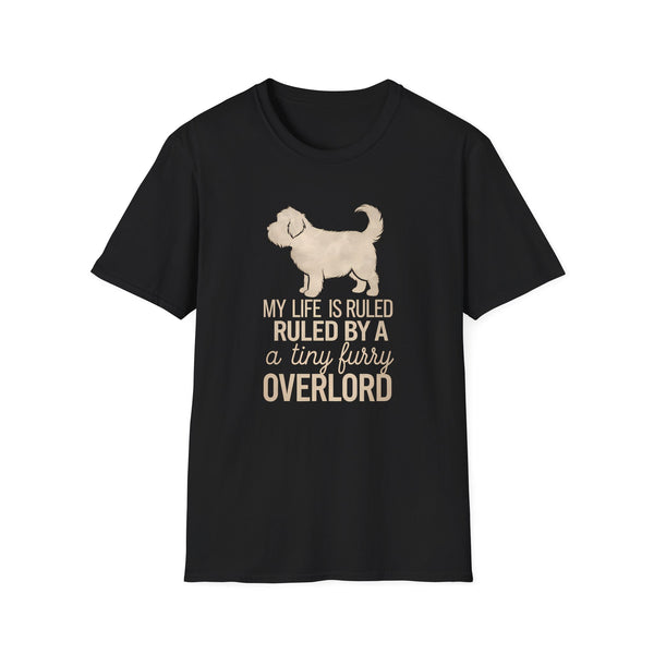 Dog Lover Unisex T-Shirt - My Life Is Ruled By A Tiny Furry Overlord Shirt