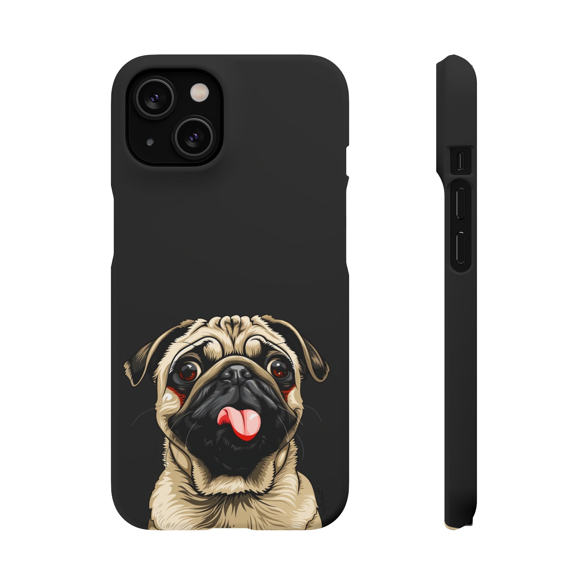 Pug Phone Case | I Love My Pug Phone Case | Pug iPhone & Samsung Galaxy Snap Cases