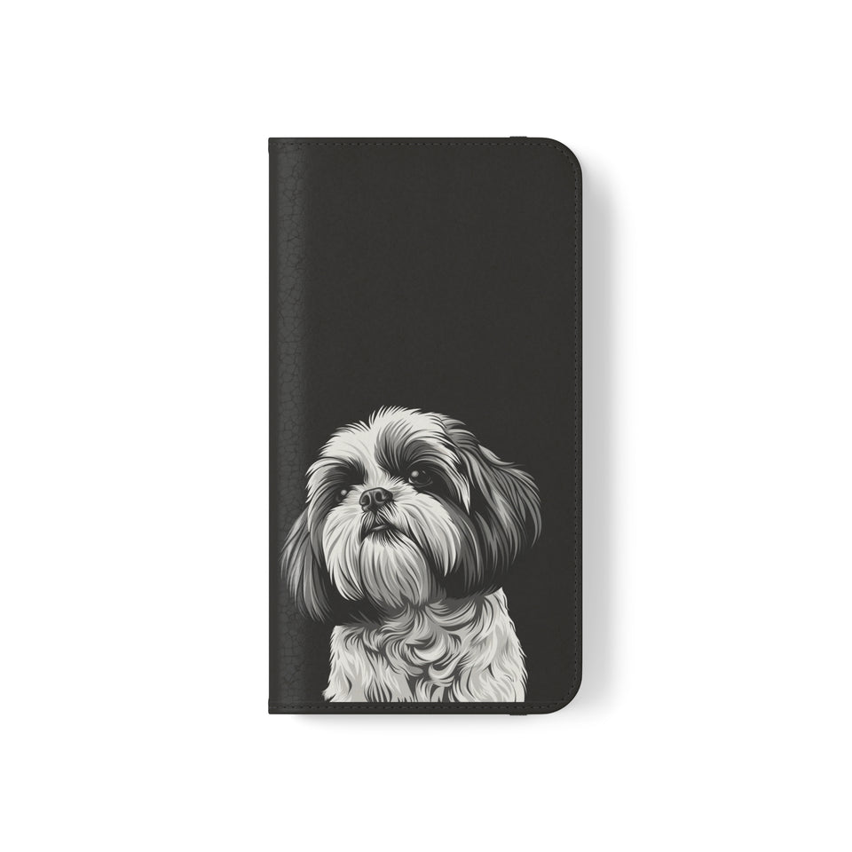 Shih Tzu Phone Case | Shih Tzu Wallet Phone Case | IPhone & Samsung Galaxy Shih Tzu Flip Cases