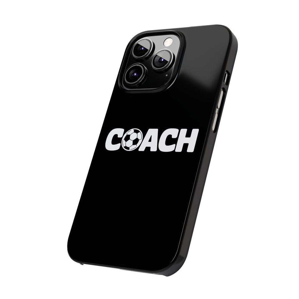 Premium Soccer Coach iPhone Case | Soccer Coach Gifts Slim Phone Cases