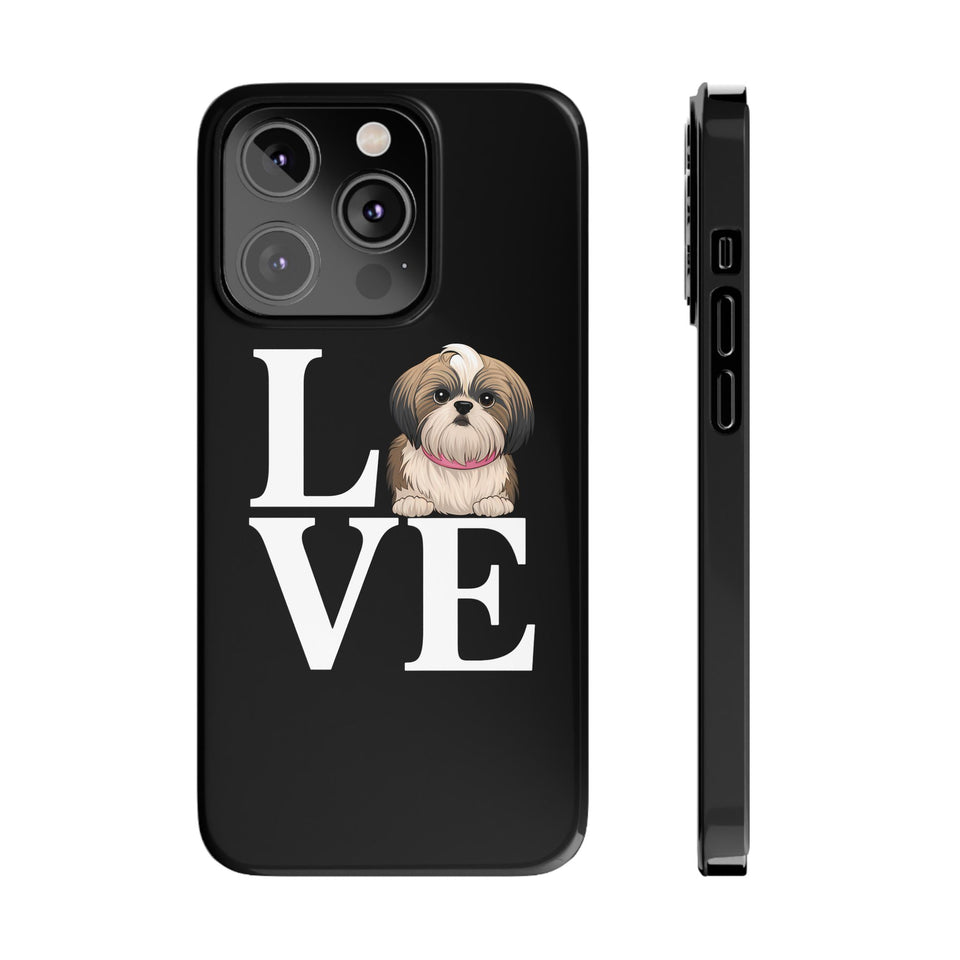 Premium Love Shih Tzu iPhone Case | Cute Shih Tzu Slim Phone Cases