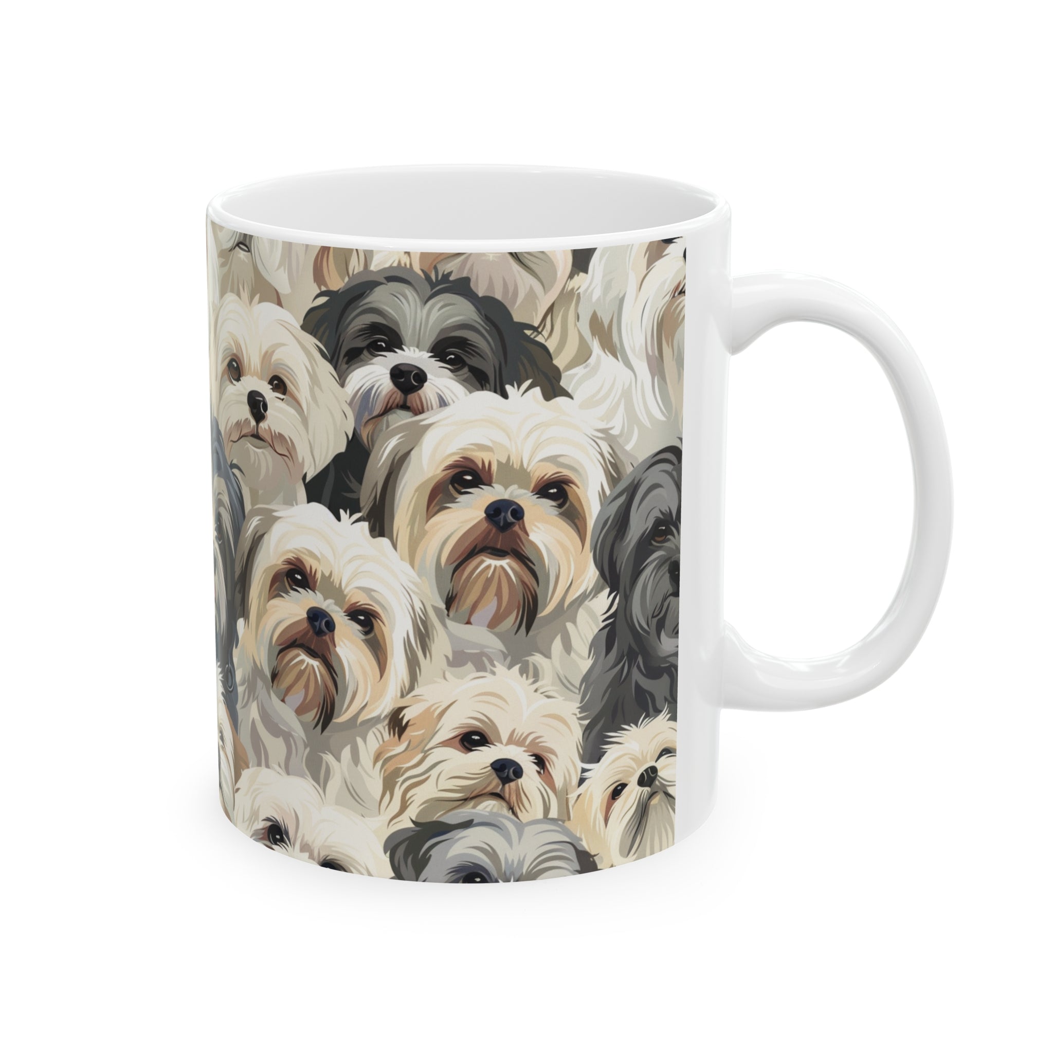 Shih Tzu Mug 2 | Shih Tzu Gifts | Shih Tzu Presents | Group of ShiTzu Ceramic Mug 11oz Main image