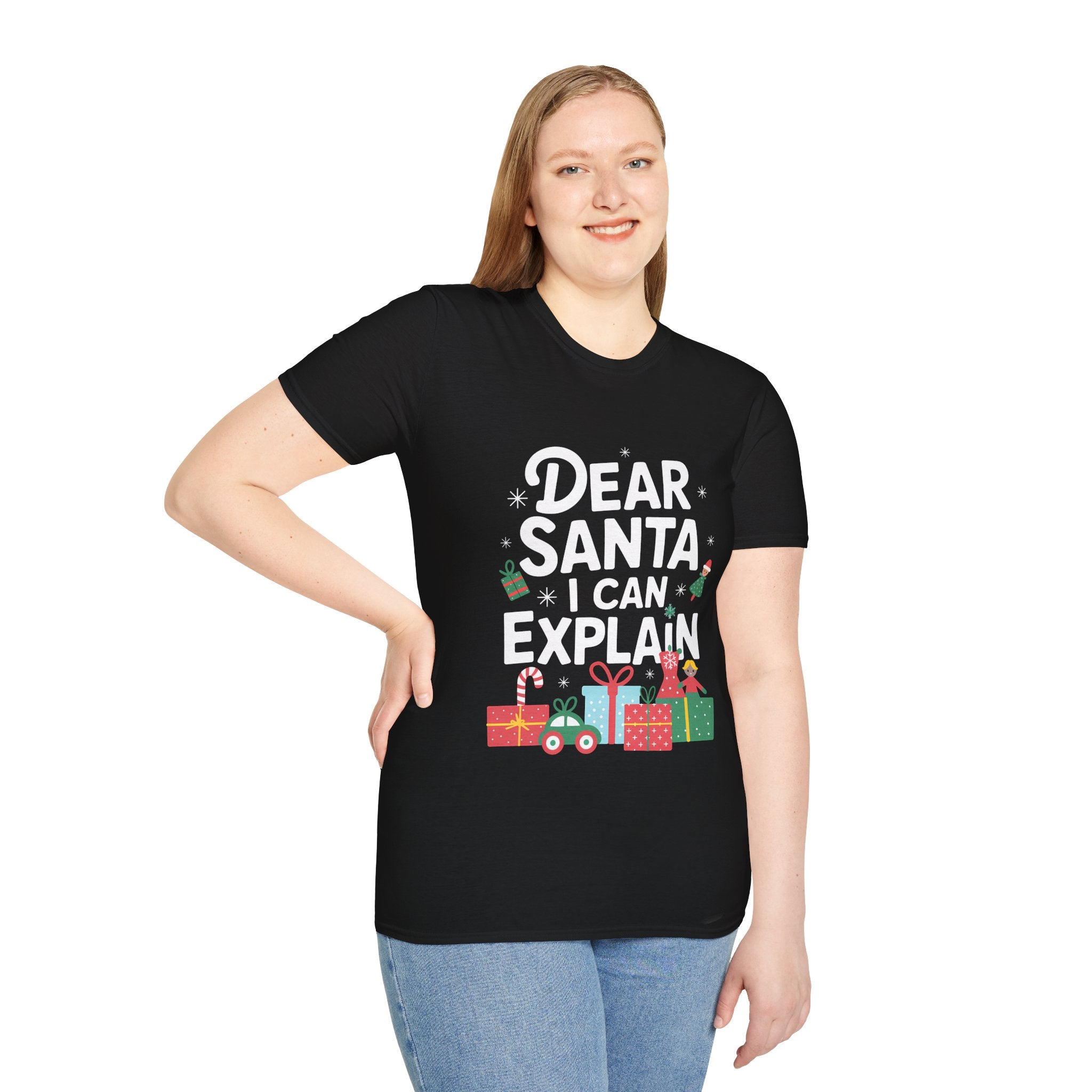 Dear Santa I Can Explain Ugly Christmas 2 Shirt | Xmas Christmas Presents Unisex T-Shirt Main image