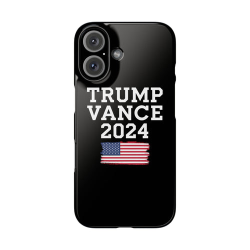 Premium Trump Vance 2024 iPhone Case | Donald Trump Gifts Slim Phone Cases