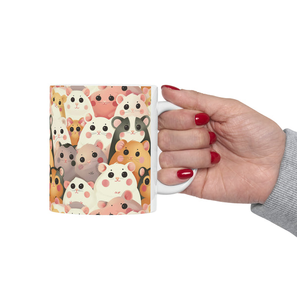 Funny Hamster Mug  | Kawaii Hamster Mom Coffee Mug | Cute Hamster Gift Coffee Mug 11oz