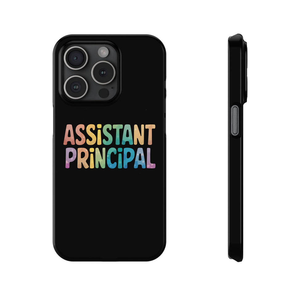 Premium Assistant Principal iPhone Case | Cute Assistant Principal Gifts Slim Phone Cases