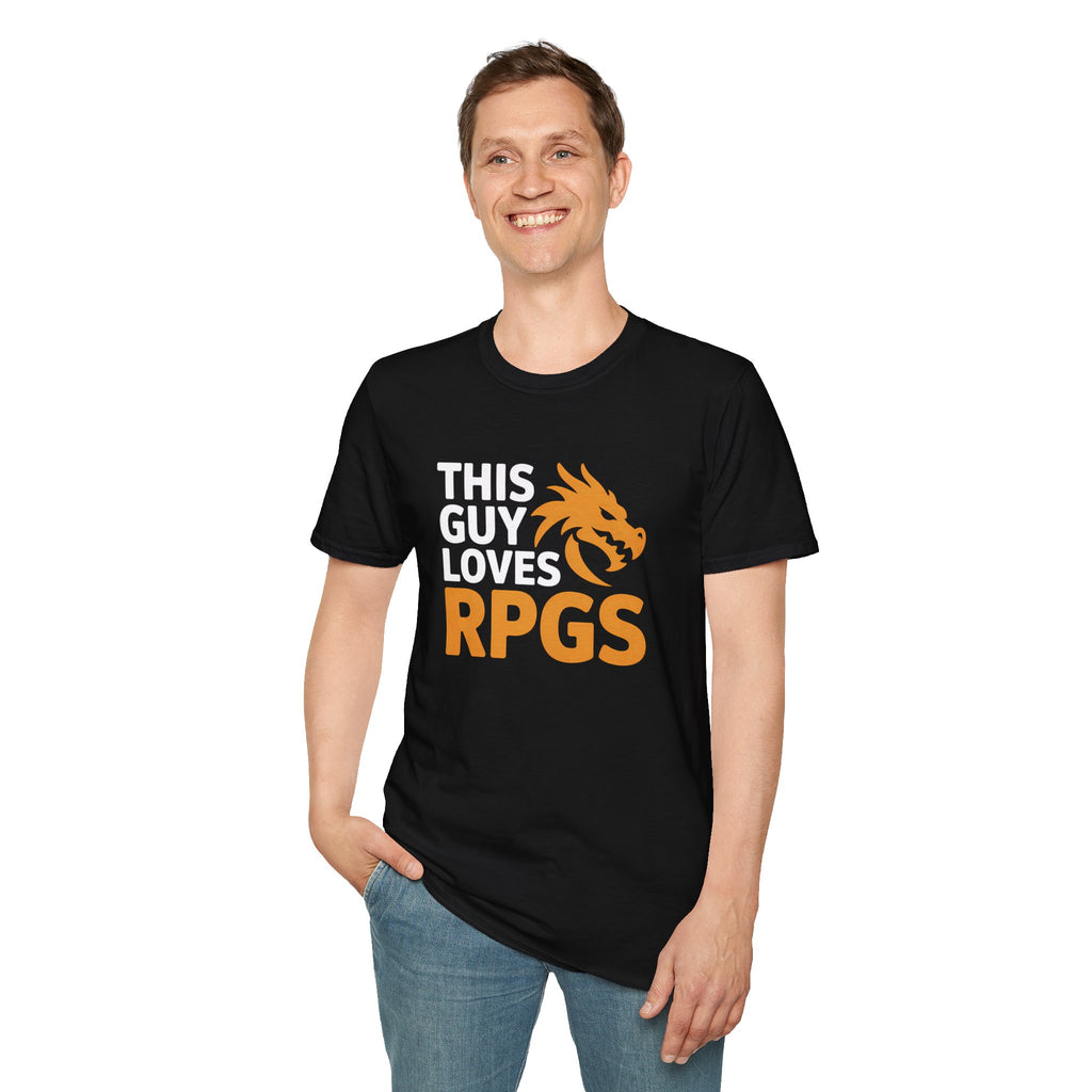 RPG Unisex T-Shirt This Guy Loves RPGs Role Playing Games 2 Shirt