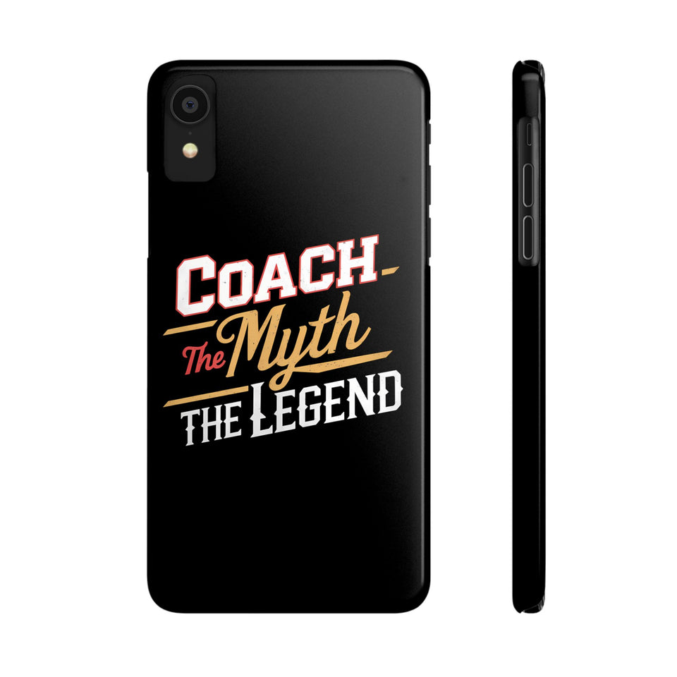 Coach The Myth The Legend Slim iPhone Cases | Cool Coach Gift iPhone Case