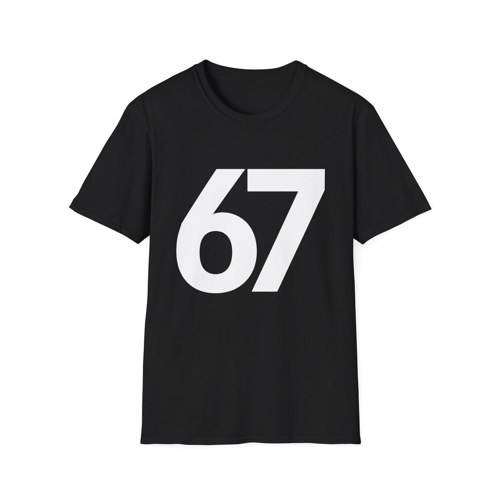 67 Six Seven Funny T-Shirt — Retro Humorous Graphic Tee