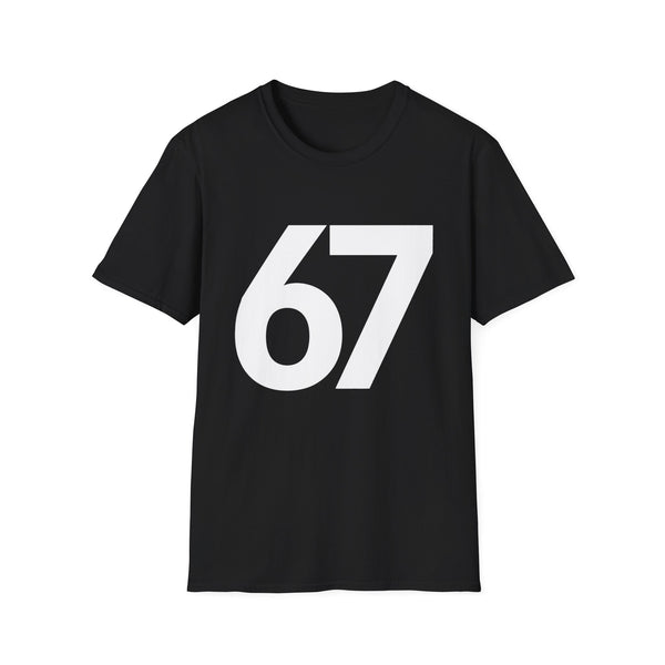 67 Six Seven Funny T-Shirt — Retro Humorous Graphic Tee