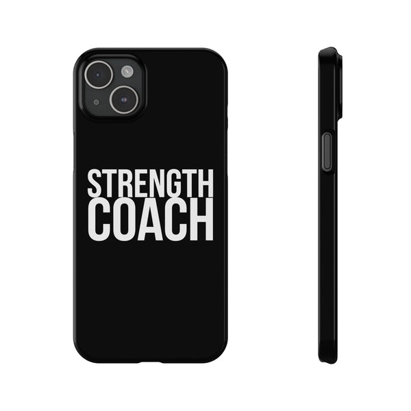 Premium Strength Coach iPhone Case | Strength Coach Gifts Slim Phone Cases