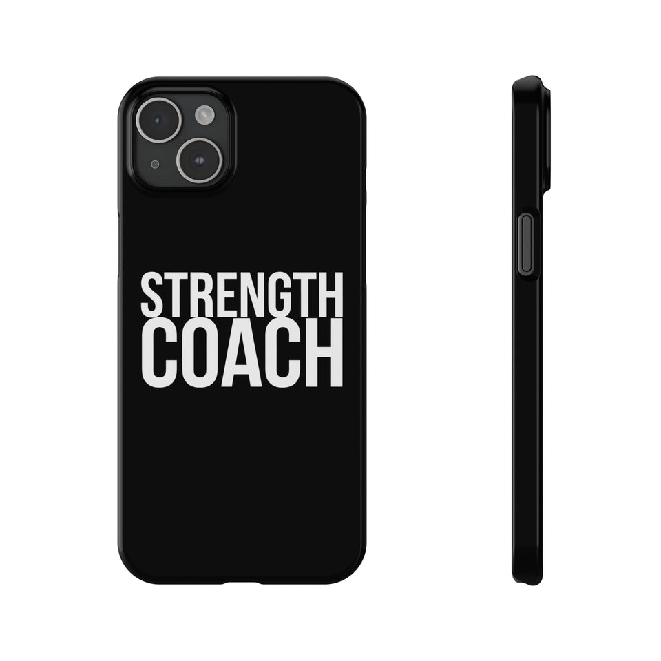 Premium Strength Coach iPhone Case | Strength Coach Gifts Slim Phone Cases