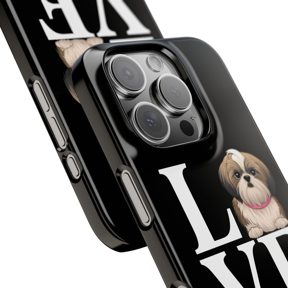 Premium Love Shih Tzu iPhone Case | Cute Shih Tzu Slim Phone Cases