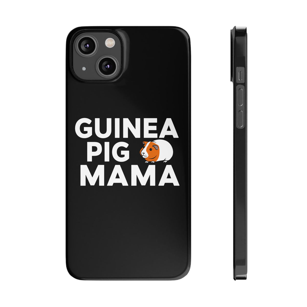 Cute Guinea Pig Mama Slim iPhone Cases | Guinea Pig Gift iPhone Case