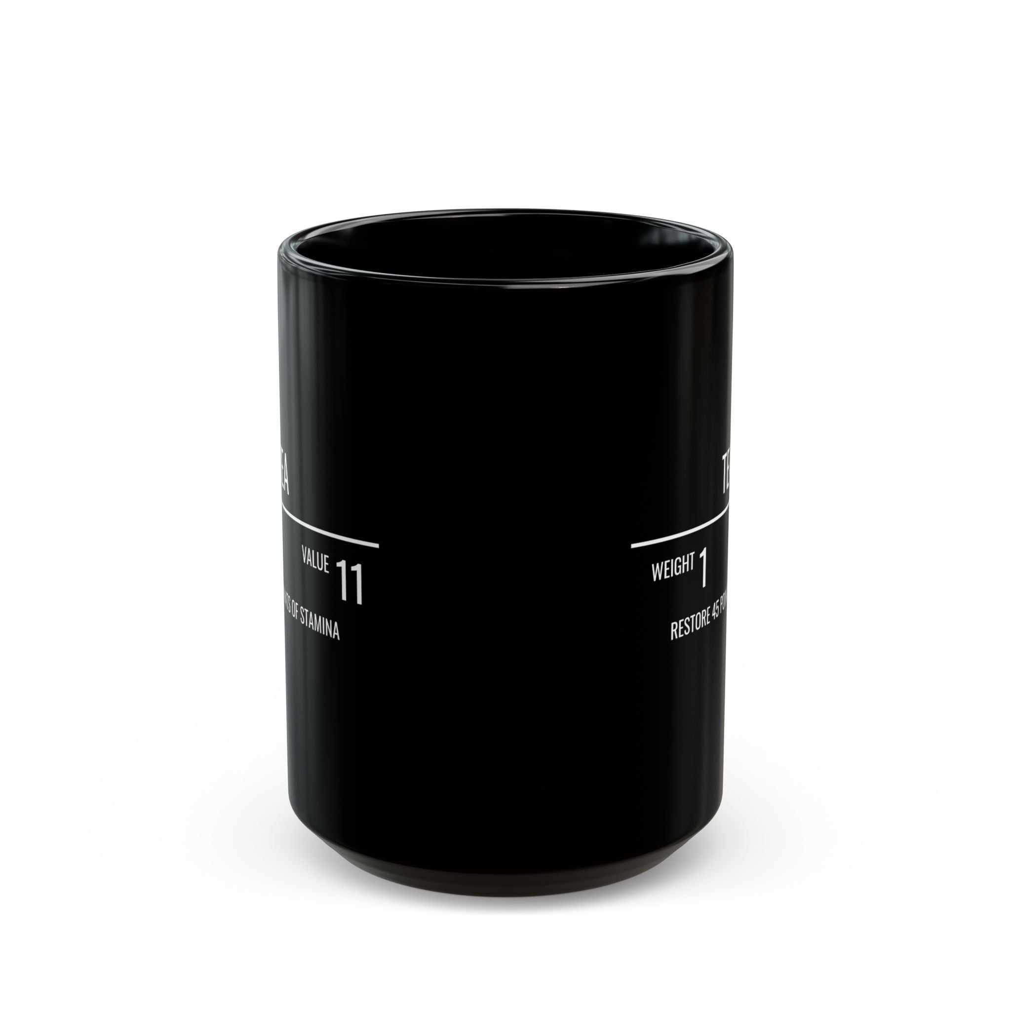 Tea RPG Black Mug