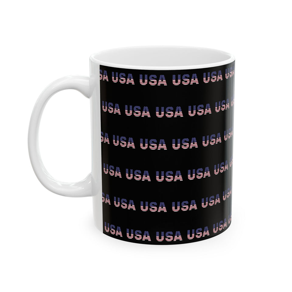 USA Flag Mug | USA Gifts | USA Flag Coffee Mug 11oz