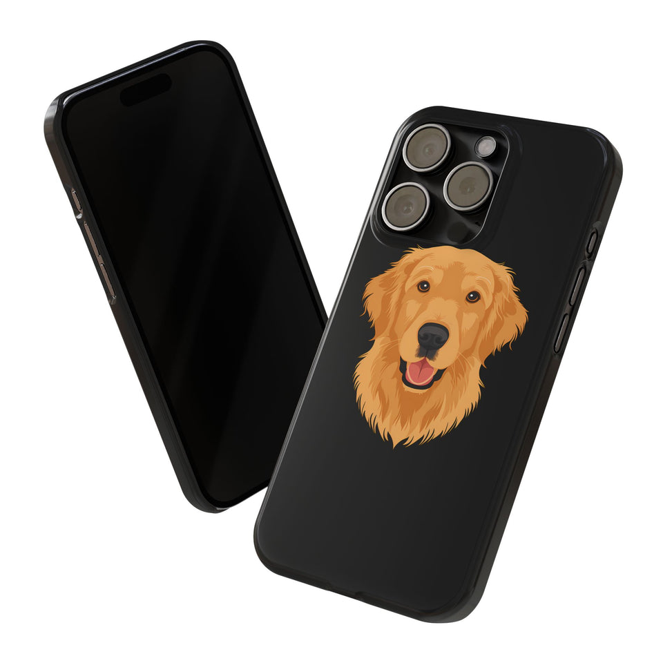 Premium Golden Retriever iPhone Case | Golden Retriever Gifts Slim Phone Cases