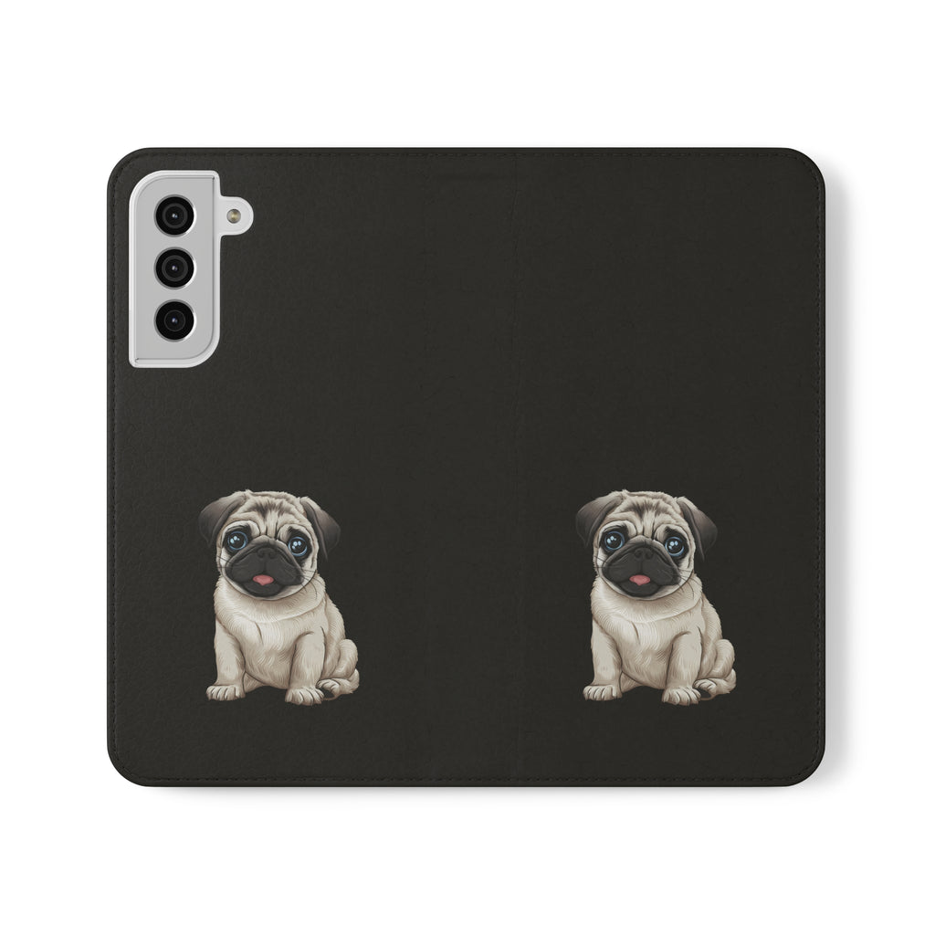Pug iPhone & Samsung Wallet Phone Case | Pug Flip Cases