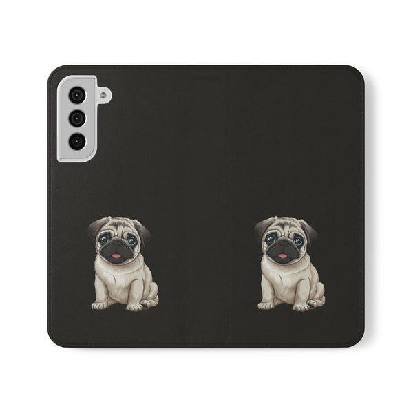 Pug iPhone & Samsung Wallet Phone Case | Pug Flip Cases