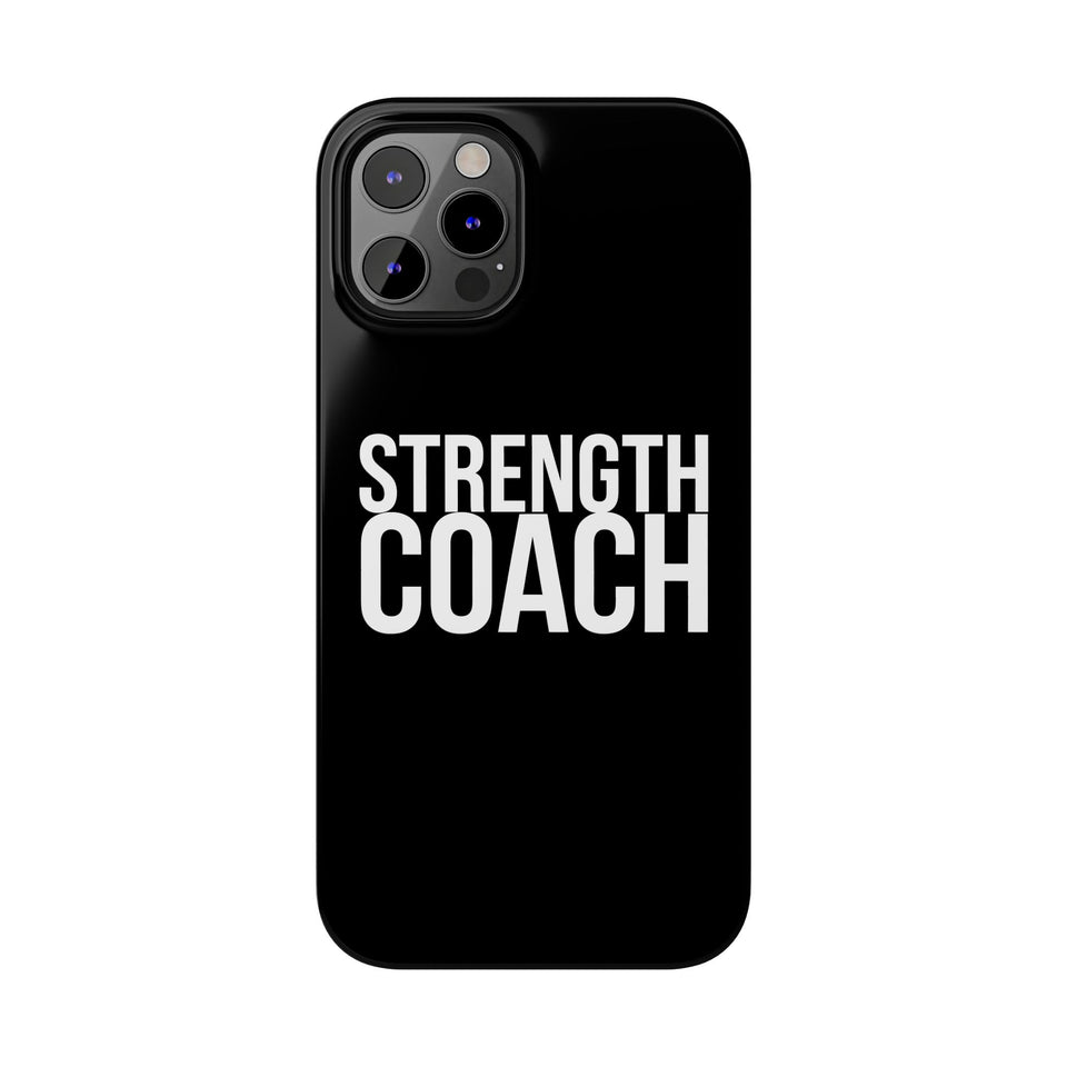 Premium Strength Coach iPhone Case | Strength Coach Gifts Slim Phone Cases