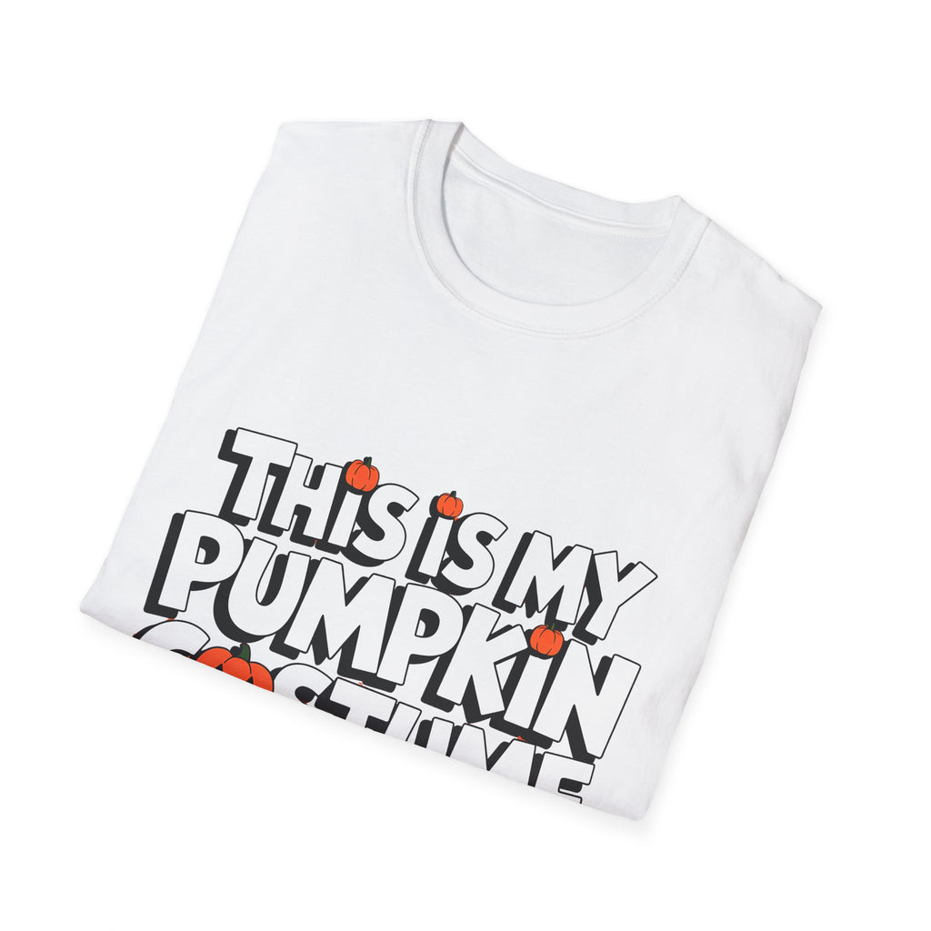 This Is My Pumpkin Costume | Funny Pumpkin Halloween Costume Unisex Softstyle T-Shirt