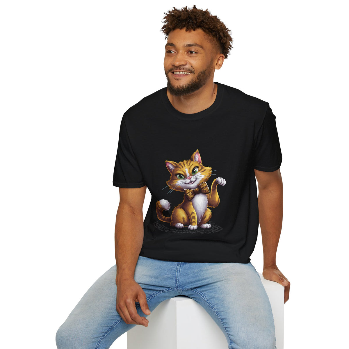 Cute Pixel Cat Shirt | Cat Gift | Unisex Cat T Shirt