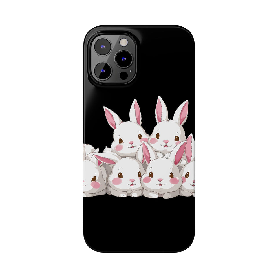 Premium Cute Rabbit iPhone Case | Rabbit Gifts Slim Phone Cases
