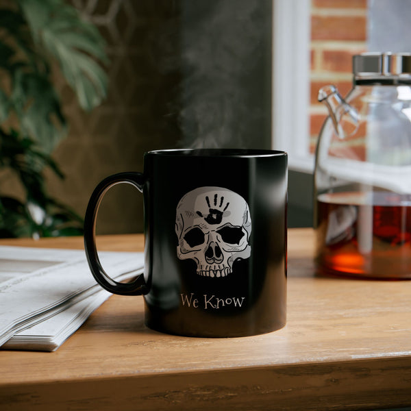 Dark Brotherhood We Know 11 oz Mug | Video Game Coffee Mug | Gaming RPG Video Game Black Mug (11oz & 15oz)