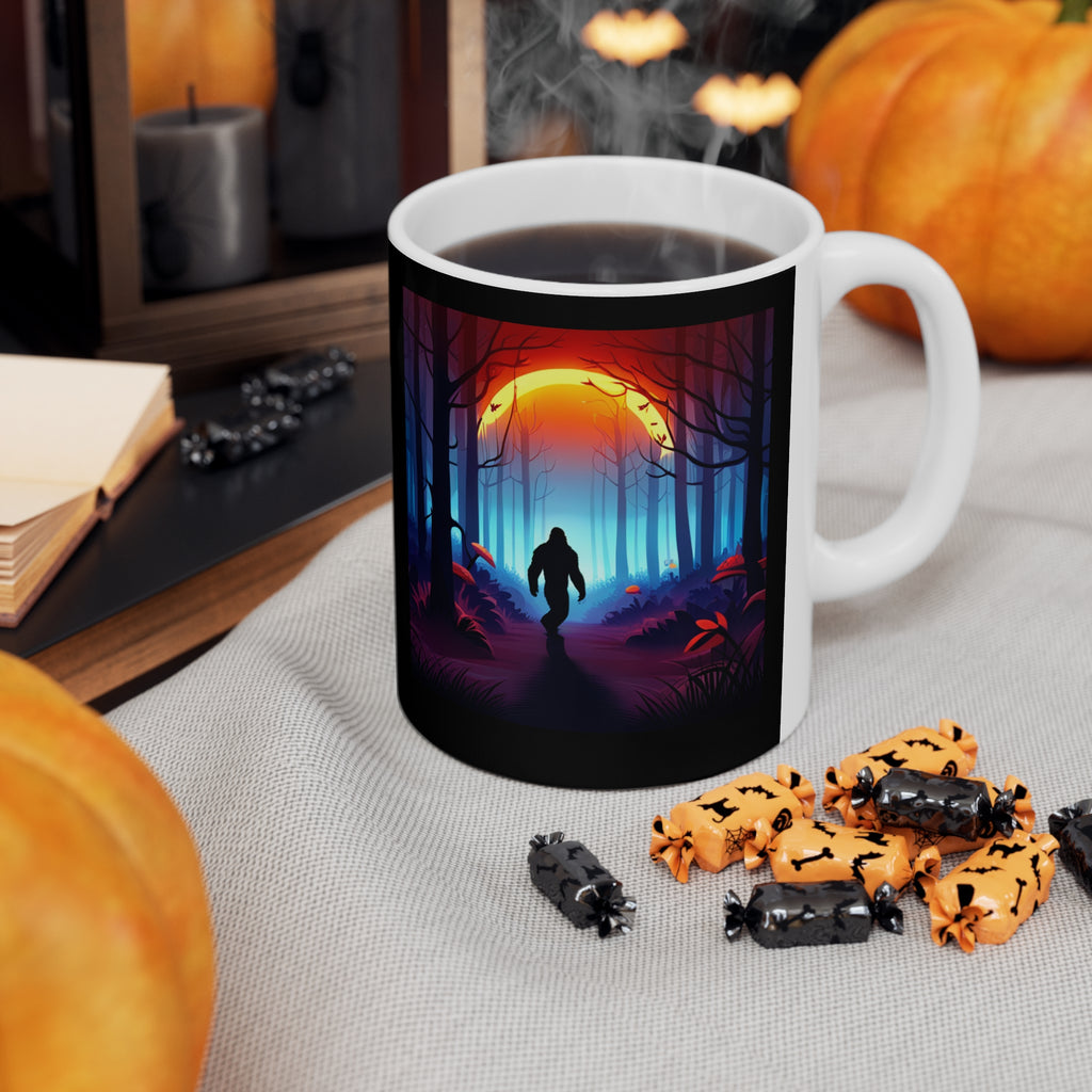 Bigfoot Mug | Bigfoot Gift | Sasquatch Yeti Abominable Snowman Ceramic Mug 11oz