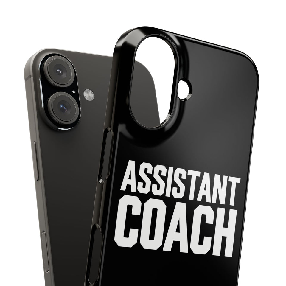 Premium Assistant Coach iPhone Case | Assistant Coach Gifts Slim Phone Cases