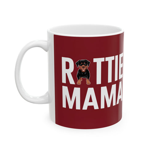 Rottie Mama Rottweiler Mug | Rottweiler Gifts | Gifts For Rottweiler Ceramic Mug 11oz