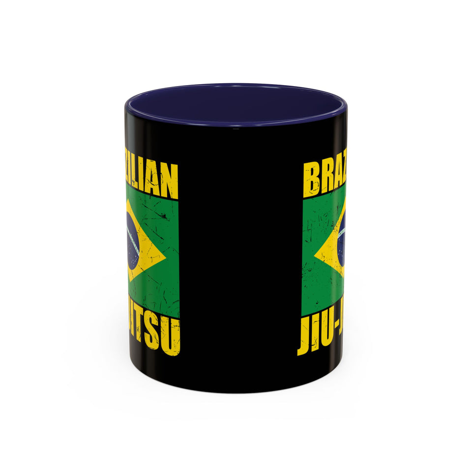 Brazilian Jiu Jitsu Flag | BJJ Accent Coffee Mug