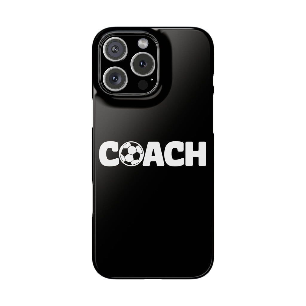 Premium Soccer Coach iPhone Case | Soccer Coach Gifts Slim Phone Cases