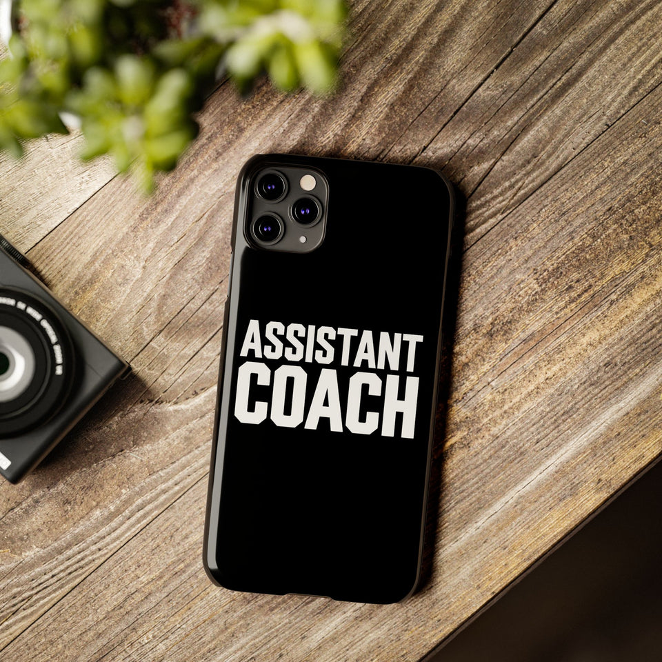Premium Assistant Coach iPhone Case | Assistant Coach Gifts Slim Phone Cases