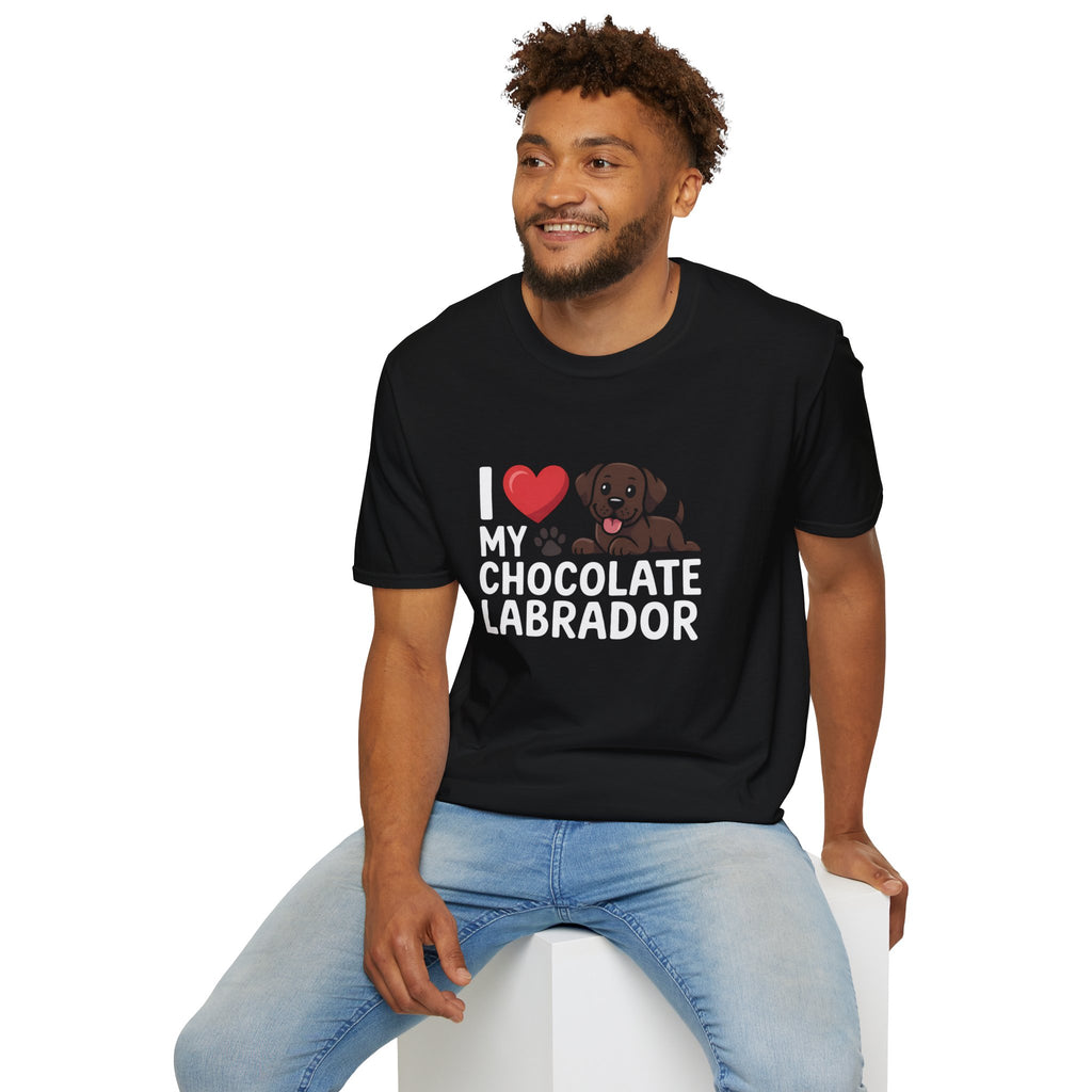 I Love My Chocolate Labrador T-Shirt - Chocolate Labrador 2 Shirt