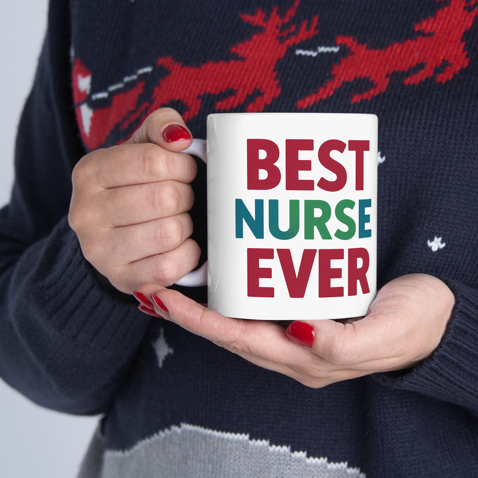Best Nurse Ever Mug | Nurse Gift | Nurse Coffee Mug | Nurse Gift Ideas Mug 11oz 5