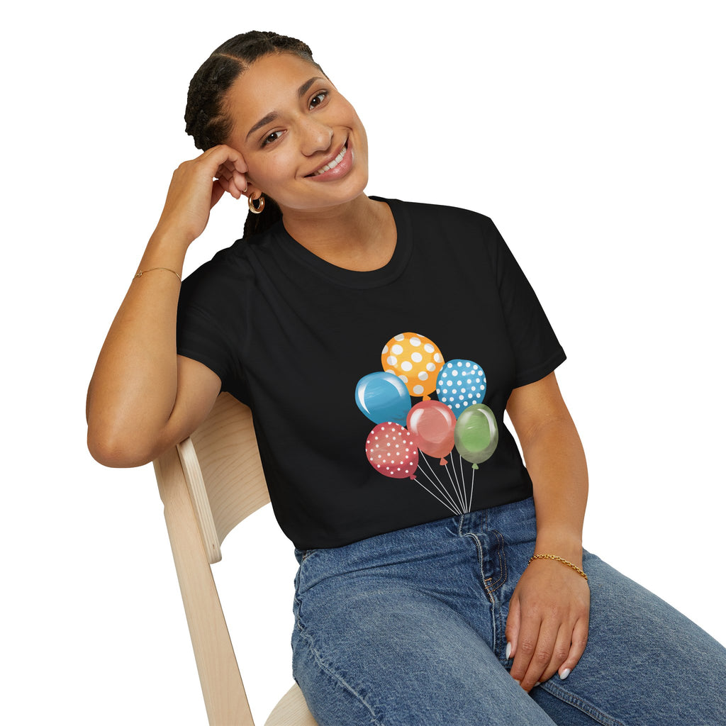 Balloons Anniversary Birthday Celebration Shirt | Birthday Gifts | Unisex Celebration T Shirt