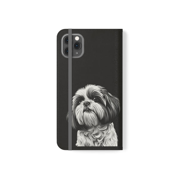 Shih Tzu Phone Case | Shih Tzu Wallet Phone Case | IPhone & Samsung Galaxy Shih Tzu Flip Cases